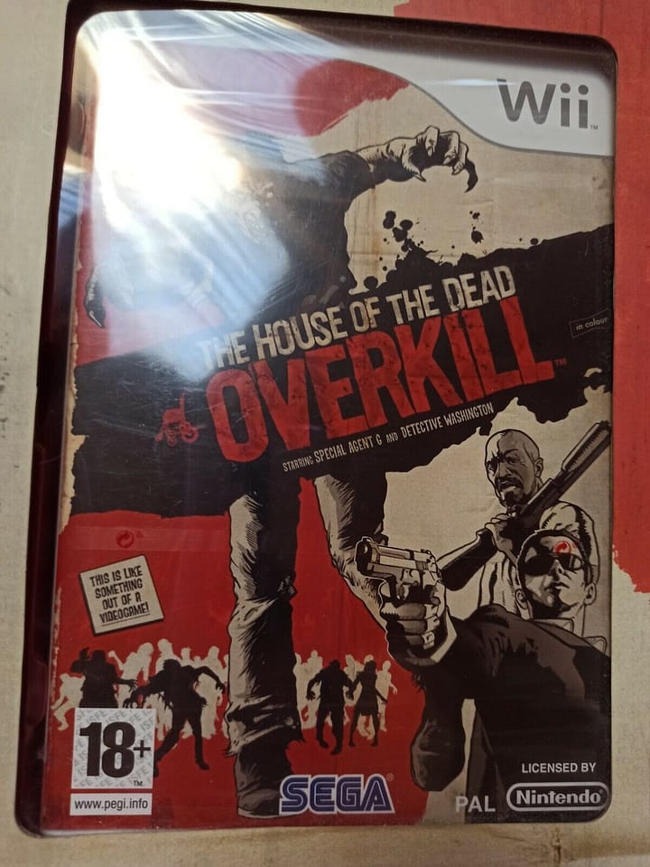 The House of the Dead Overkill Hand Cannon Wii  Nuevo y precintado Pal (150) - Imagen 3