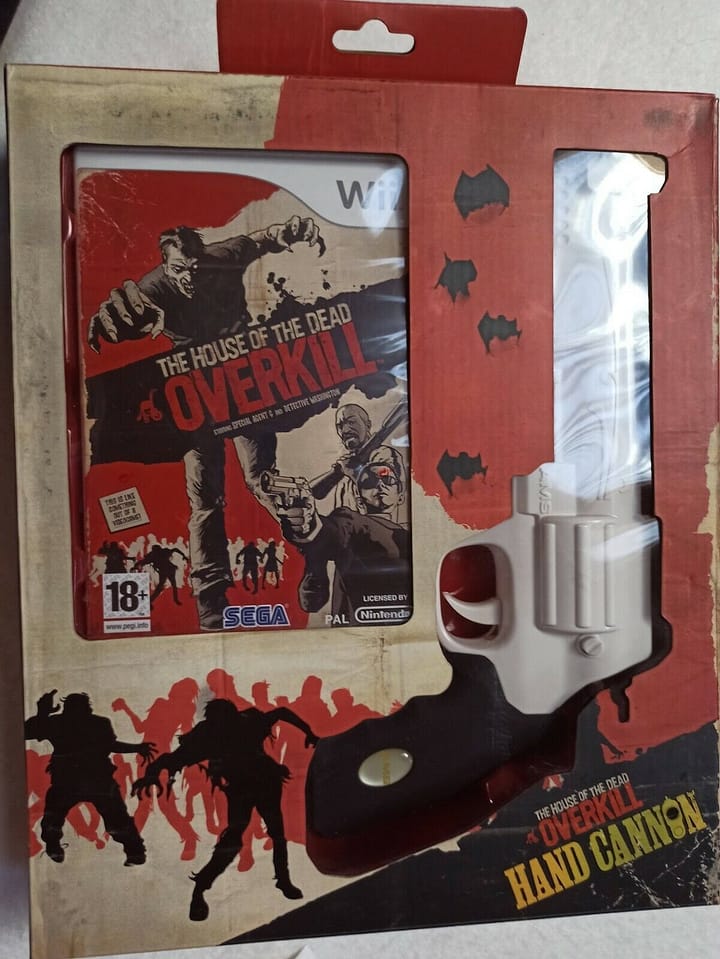 The House of the Dead Overkill Hand Cannon Wii  Nuevo y precintado Pal (150)