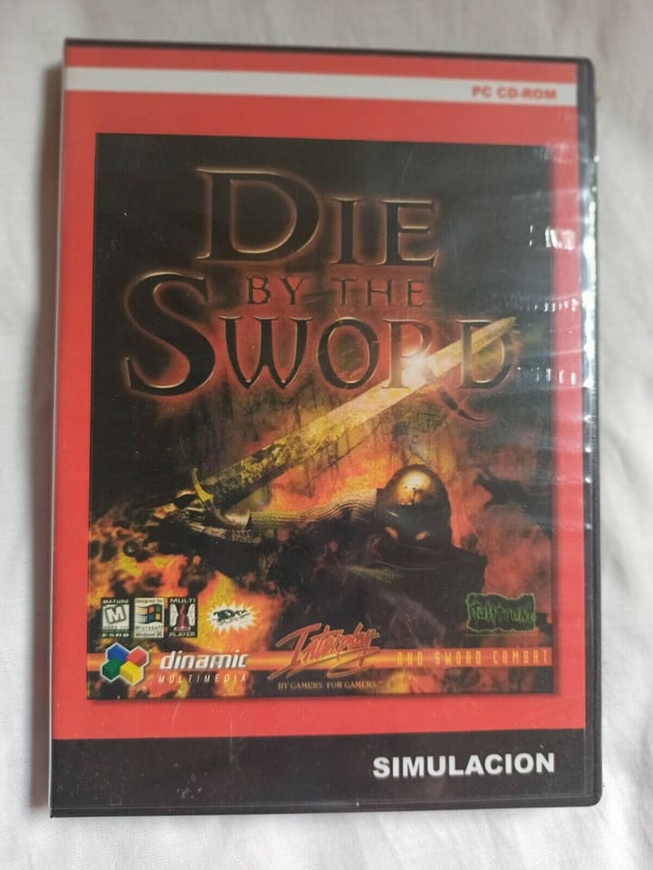 DIE BY THE SWORD PC SOLO WIN 95 / 98  Nuevo  precintado  (142)