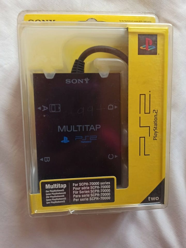 MULTITAP ORIGINAL SONY para playstation 2 SERIES SCPH-70000 NUEVO(151)