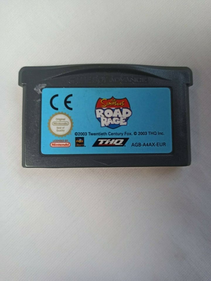 THE SIMPSONS ROAD RAGE BUEN ESTADO GB ADVANCE Pal ORIGINAL(156)