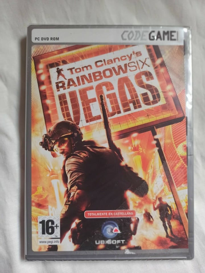 Tom Clancy-s Rainbow Six Vegas PC SOLO WIN XP / Nuevo  precintado  (140)