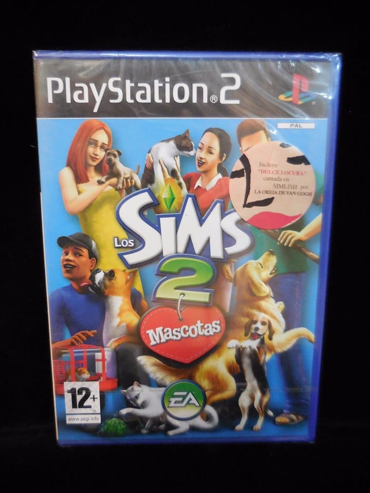 Los Sims 2 Mascotas para playstation 2 nuevo y precintado.
