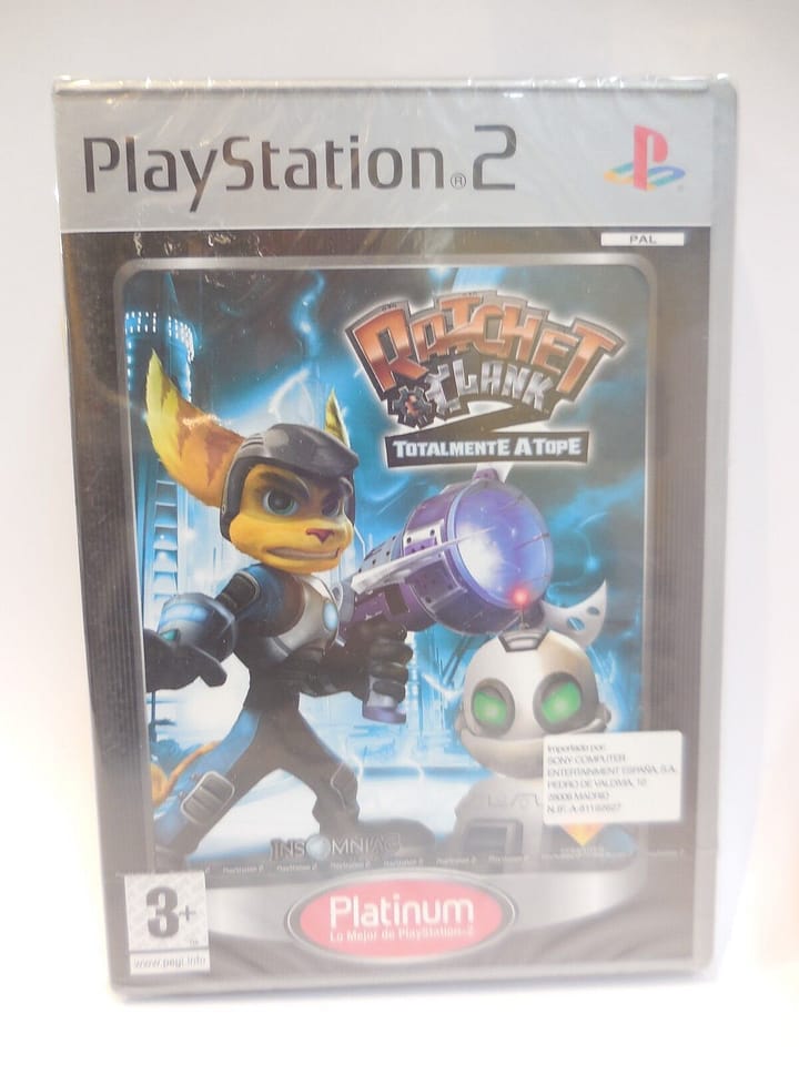 Ratchet & Clank 2 Totalmente a Tope juego para play 2 nuevo y precintado