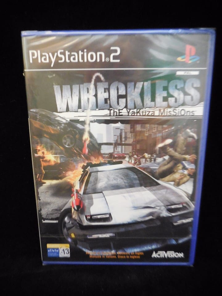 Wreckless:The Yakuza Missions nuevo y precintado para playstation 2