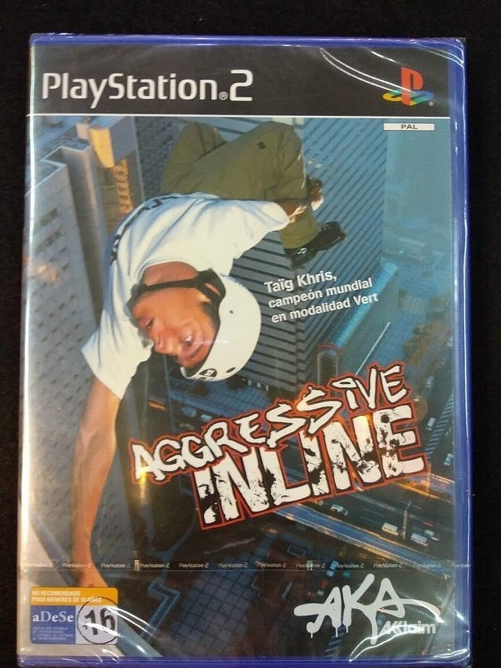 Aggresive inline videojuego para playstation  2 nuevo y precintado