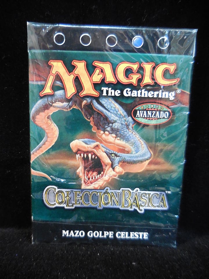 Mazo Golpe Celeste cartas Magic colección básica octava edición precintado.(155+