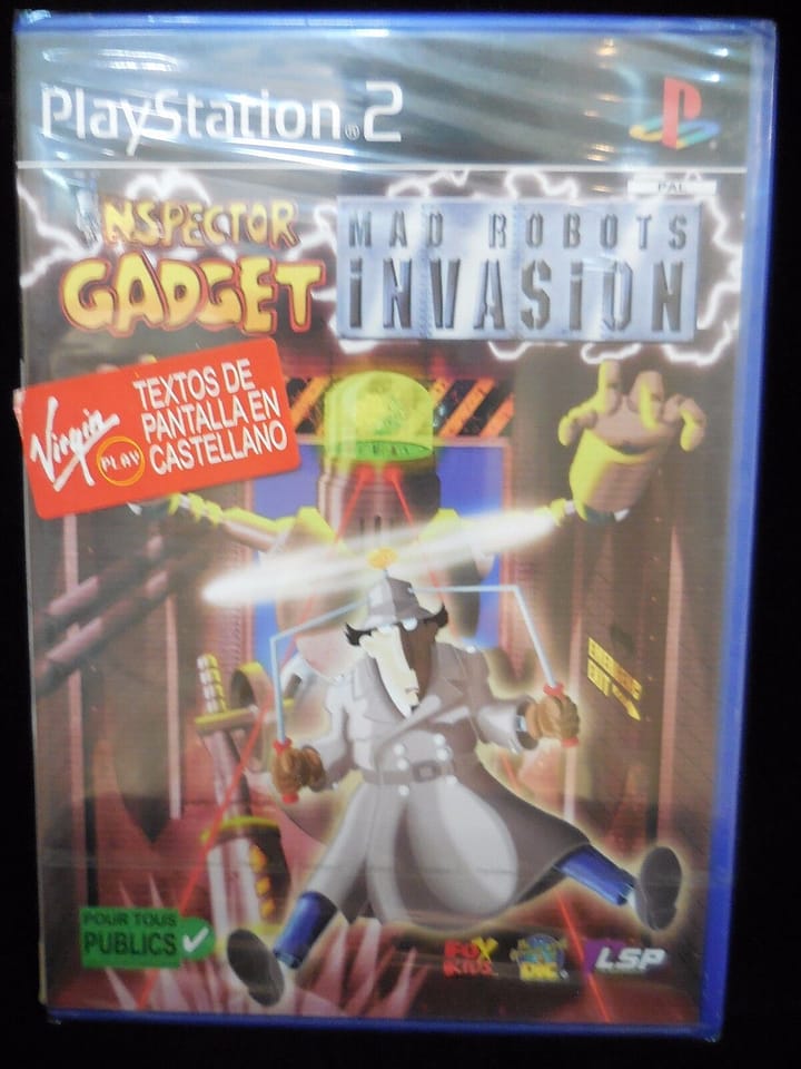 Inspector Gadget.:mad ROBOTS Invasion  para playstation 2 Nuevo y precintado pal