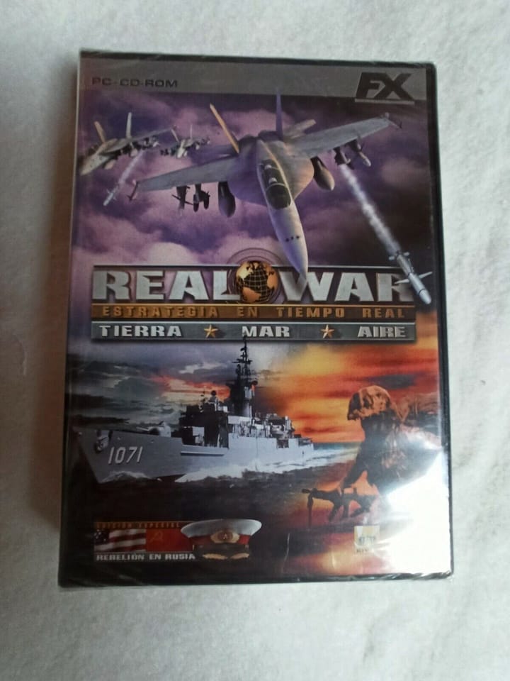 Real War PC SOLO WIN 95 98 XP Y 2000 Nuevo precintado (140)