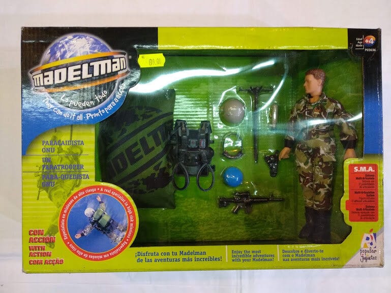 Madelman paracaidista ONU Nuevo y precintado.