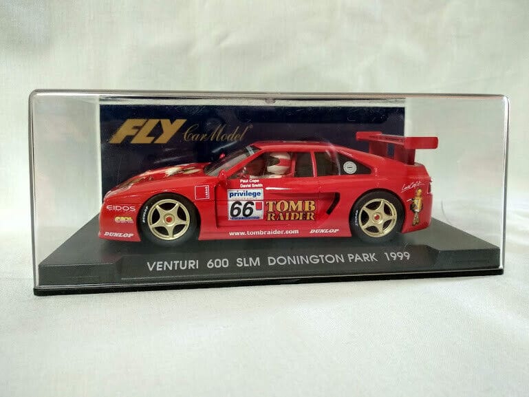 SCX Venturi 600 SLM Donington Park 1999 Ref A18  Fly  1/32  TOMB RAIDER.New(94)