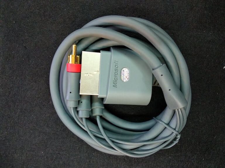 Cable AV para X-BOX 360 OEM nuevo original Microsoft