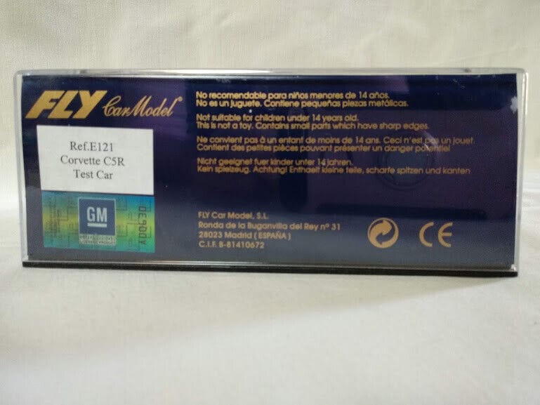 SCX  Corvette C5R  Test Car ref E121  Fly  1/32  Nuevo (94) - Imagen 3