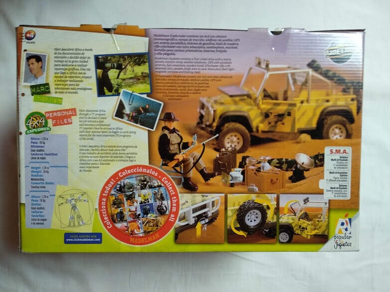 Madelman Jeep Explorador con figura Madelman y 4x4 y accesorios Nuevo a estrenar - Imagen 5