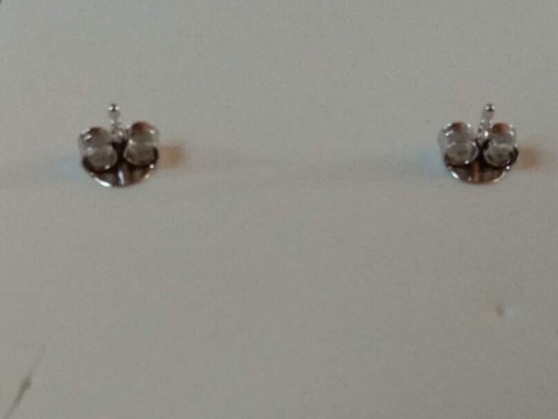 Pendientes y gargantilla Plata de Ley Rodiada Trebol presión Nuevos (106) - Imagen 6