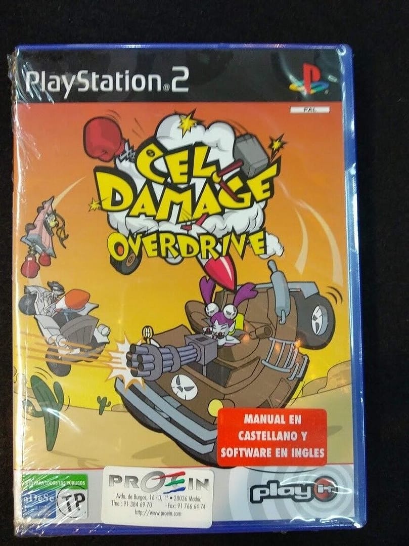 Cel Damage Overdrive videojuego para playstation 2 nuevo y precintado