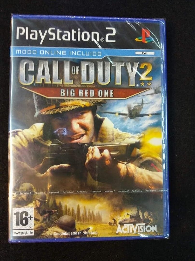 Call of Duty 2 Big Red One videojuego para playstation 2 nuevo y precintado