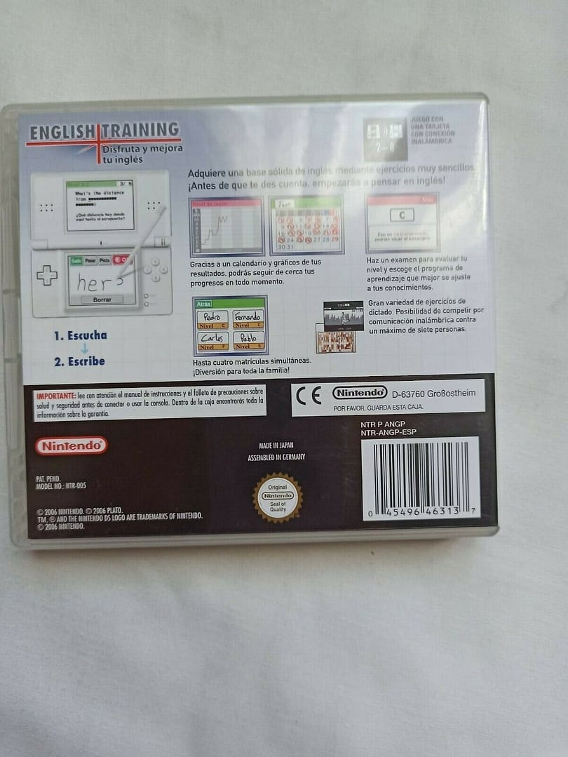 ENGLISH TRAINING para Nintendo DS COMO NUEVO (156) - Imagen 4