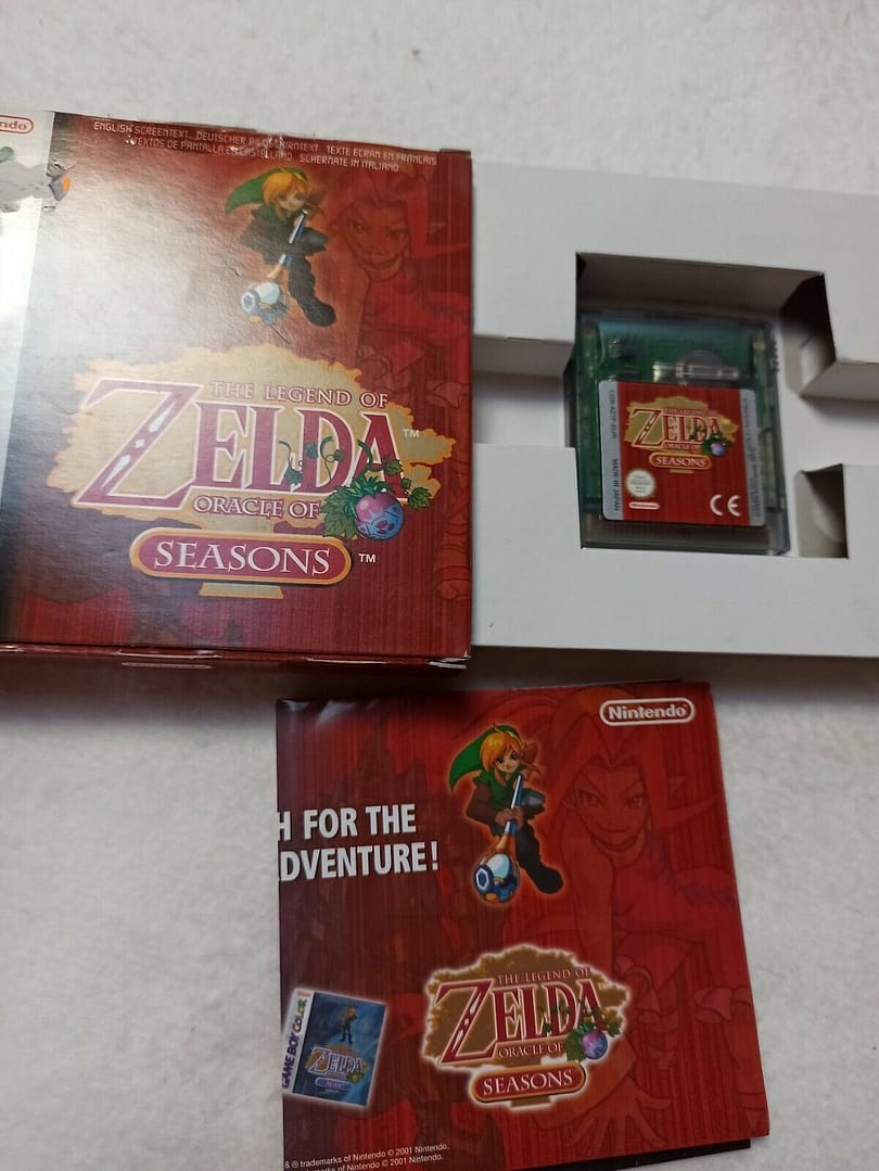 THE LEGEND OF ZELDA ORACLE OF SEASONS USADO SIN INSTRUGAMEBOY COLOR (147) - Imagen 4