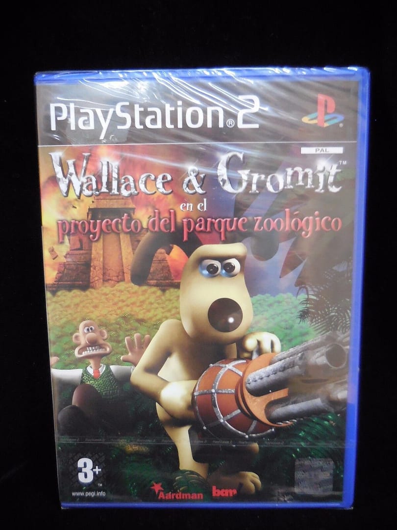 Wallace & Gromit en el proyecto del parque zoologico Nuevo y precintado