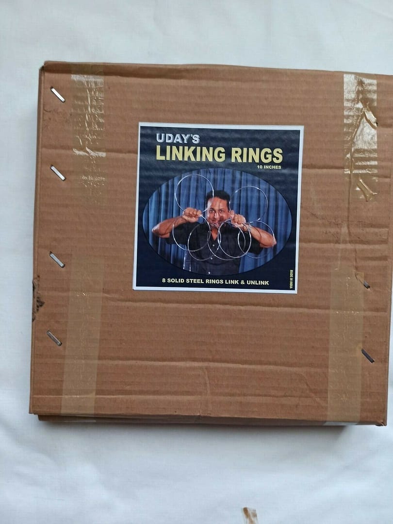 AROS CHINOS METALICOS DE 25 CM PARA HACER MAGIA NUEVA (157)