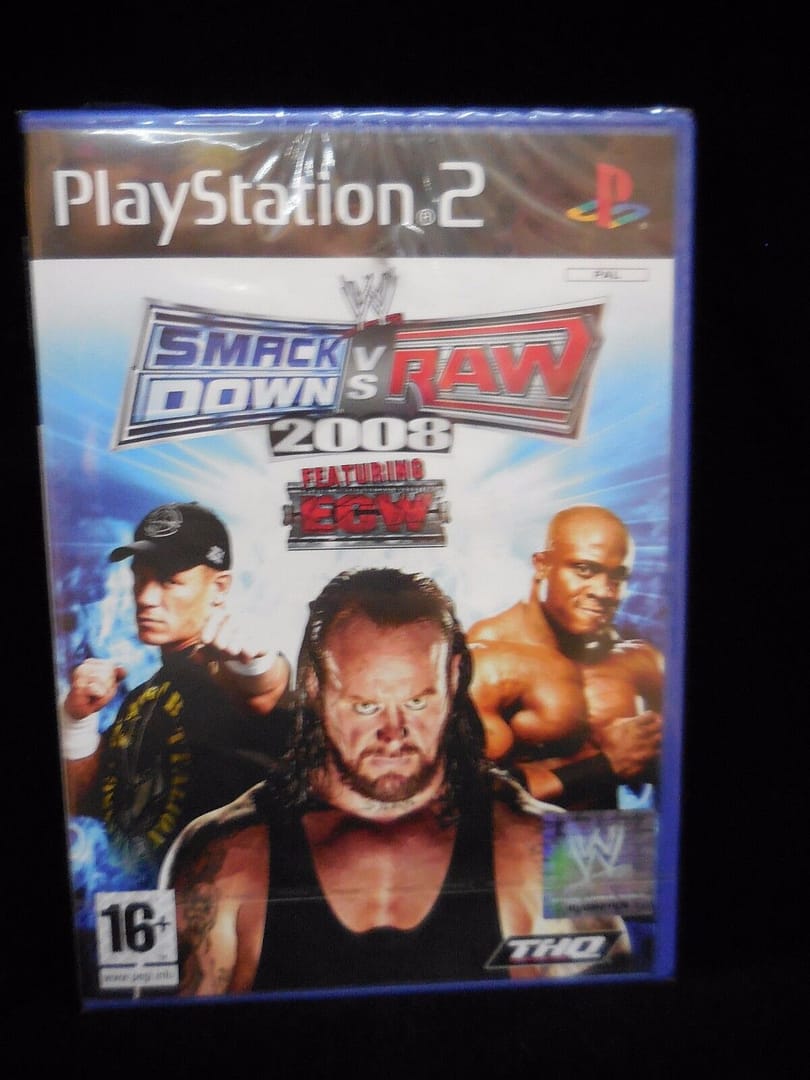 SmackDown vs. Raw 2008 para playstation 2 Pal Nuevo y precintado