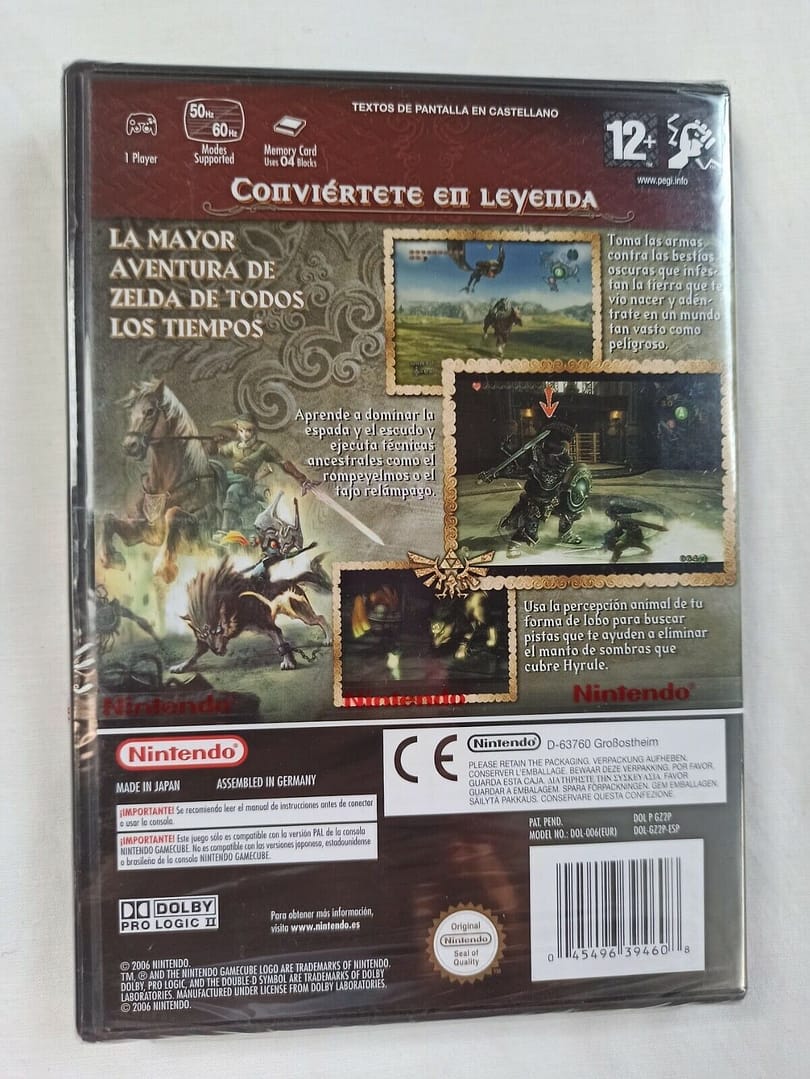 The Legend of Zelda Twilight Princess Nintendo GameCube Nuevo y precintado (140) - Imagen 3