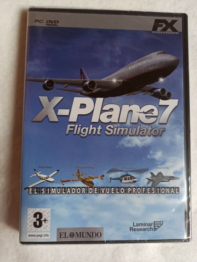 X-Plane 7 Flight Simulator PC SOLO WIN 98 Y XP Nuevo precintado (140)