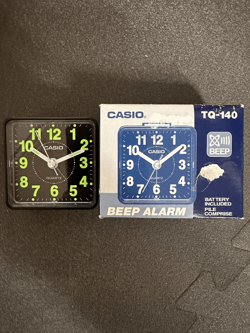 CASIO DESPERTADOR TQ-140 BEEP ALARM NUEVO A ESTRENAR (155) - Imagen 4