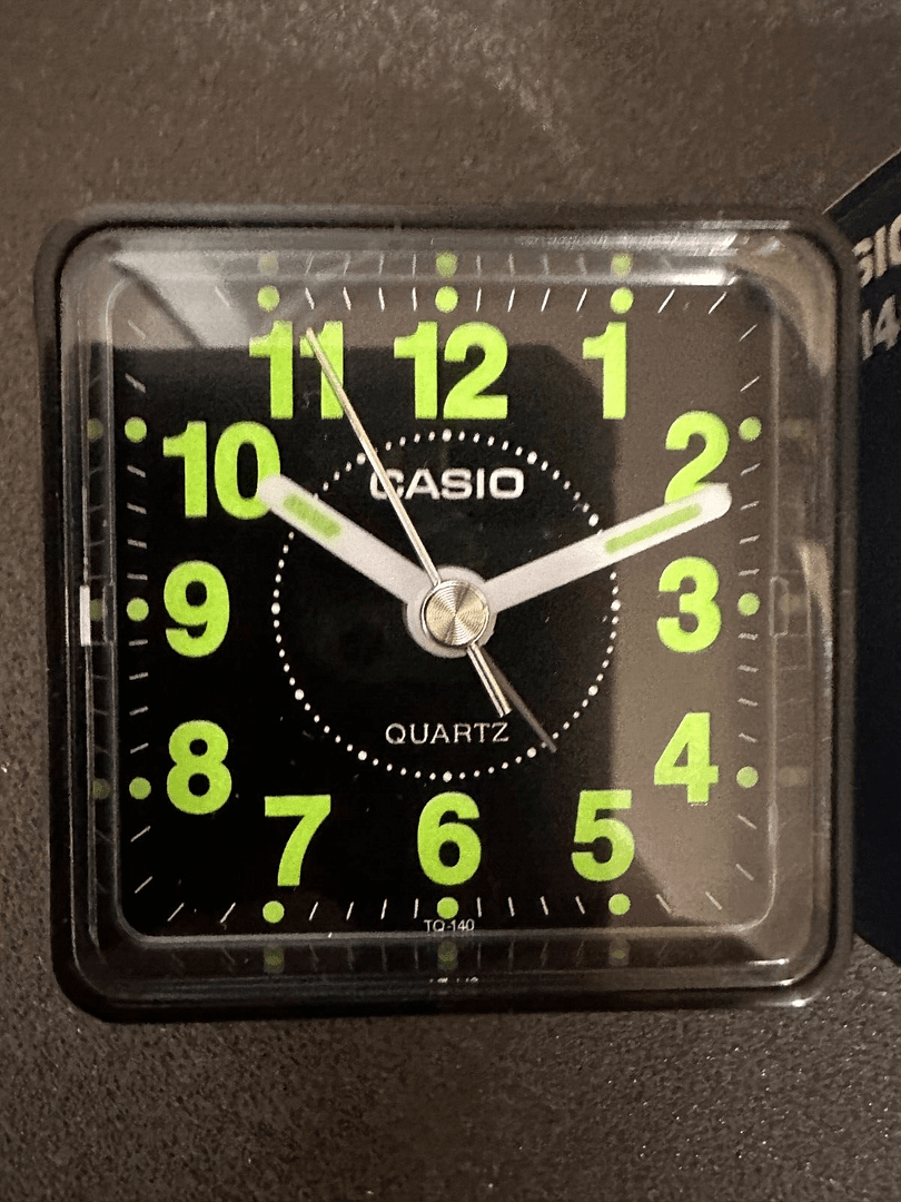 CASIO DESPERTADOR TQ-140 BEEP ALARM NUEVO A ESTRENAR (155) - Imagen 6