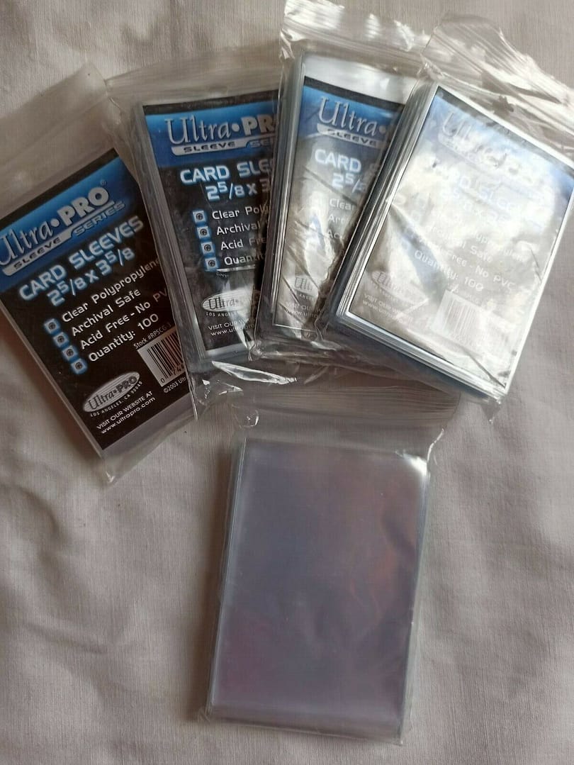 FUNDAS ULTRA PRO PACK 5 PAQUETES 100 UNIDADES CADA UNO TRANSPARENTES (155) - Imagen 3