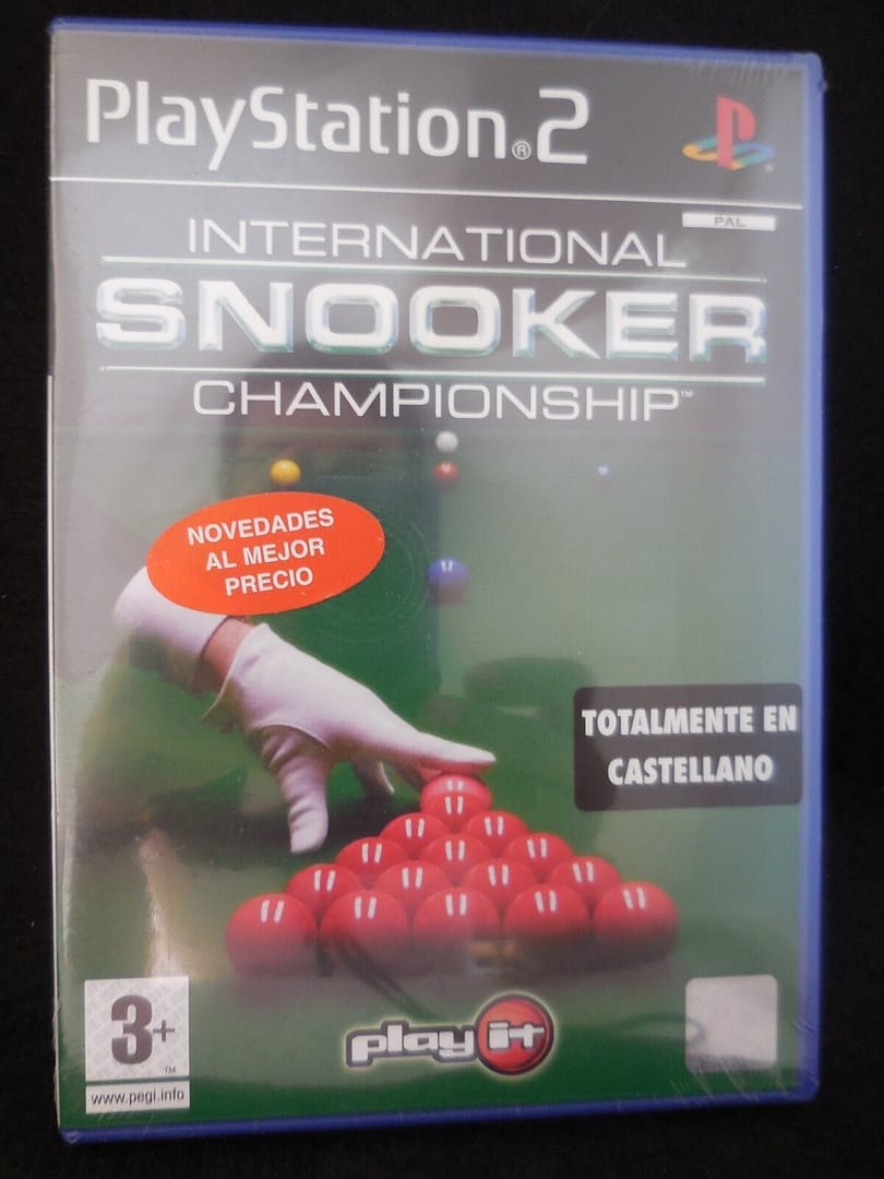 International Snooker Championship para playstation 2 nuevo y precintado Pal