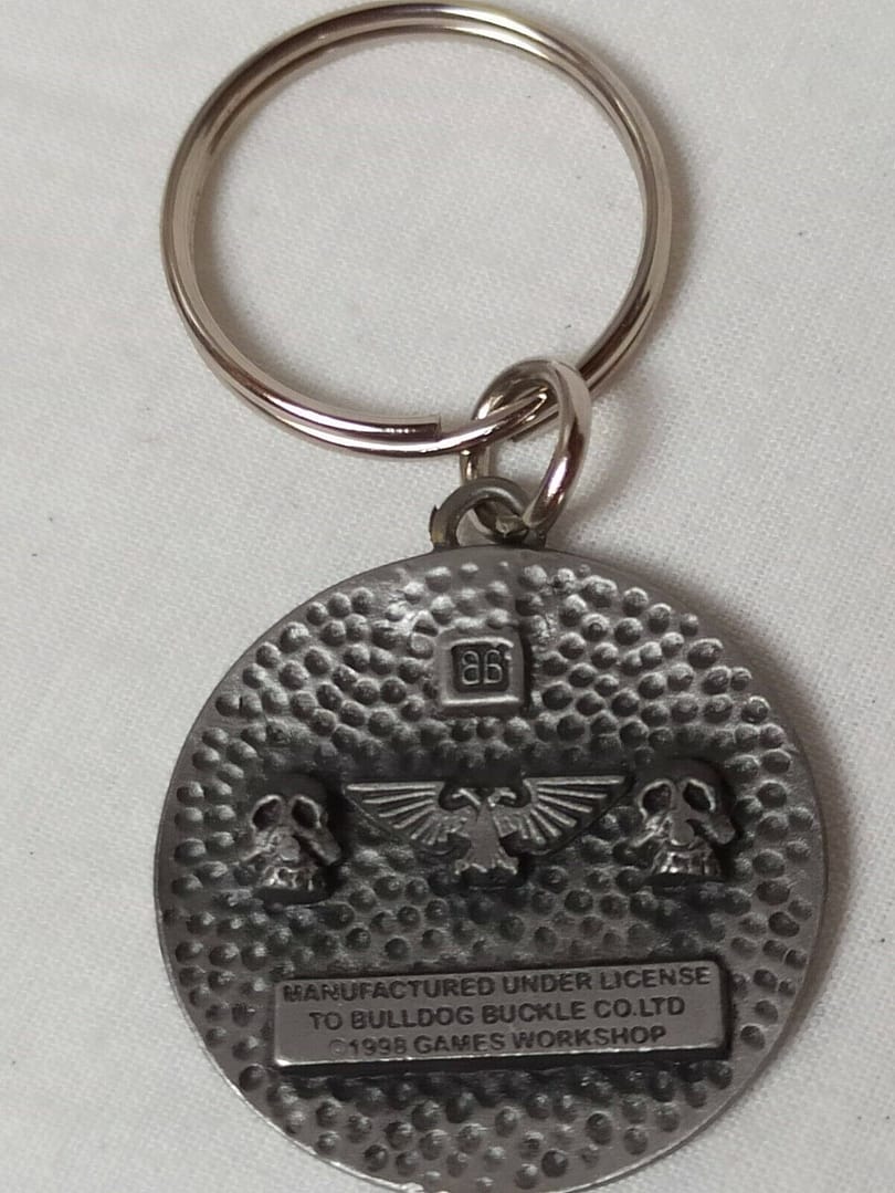 WARHAMMER LLAVERO Y PIN ULTRA MARINE +CRUX TERMINATUS PIN NUEVOS (144) - Imagen 3