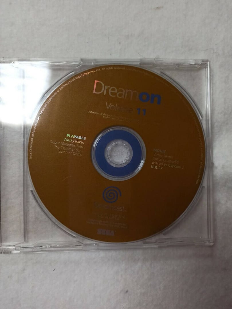 Dreamon volumen 11 CD Demo para Dreamcast Pal Esp Nuevo(151)