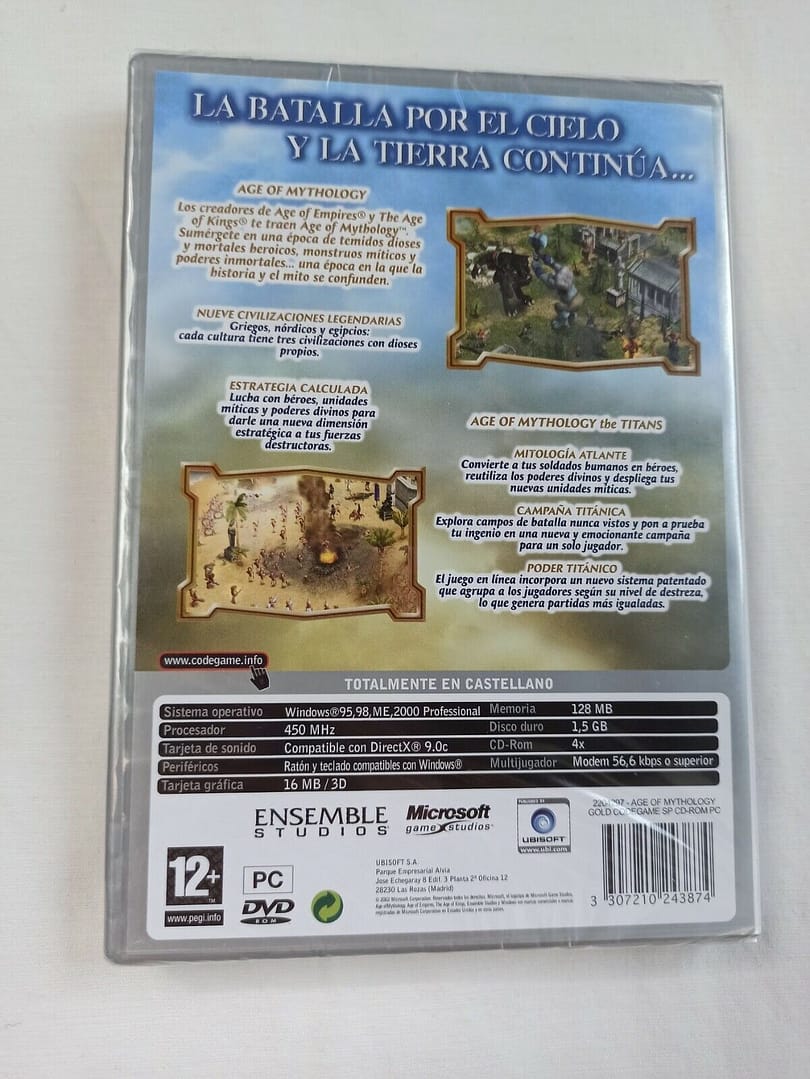 AGE OF MYTHOLOGY GOLD EDITION PC SOLO WIN 95/ 98/2000/ Nuevo   (140) - Imagen 3