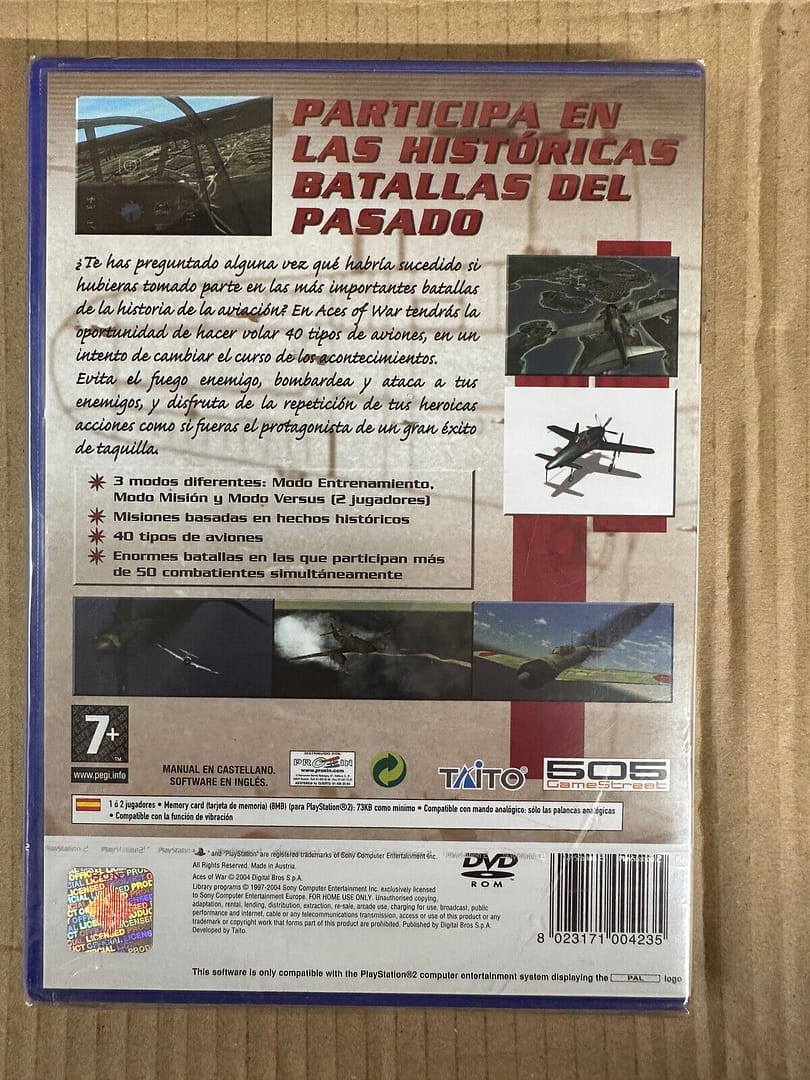 Aces of War nuevo y precintado playstation 2 - Imagen 3