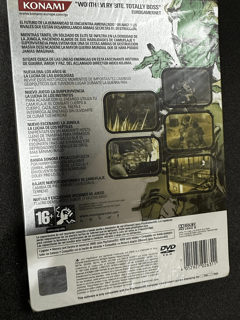 Metal Gear Solid 3 Snake Eater edición limitada metál PS2 PAL.(62).PERFECTO - Imagen 14