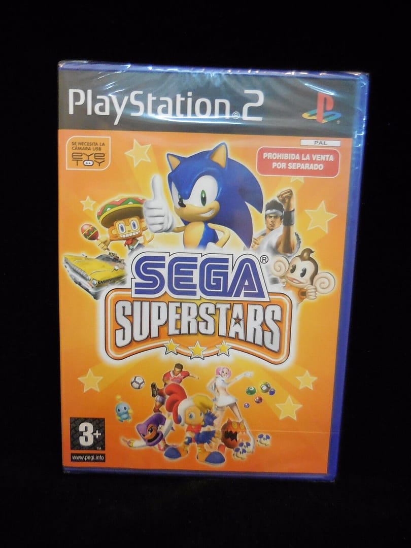 Sega Superstars  play2  pal nuevo,precintado(necesita camara no incluida)(28)