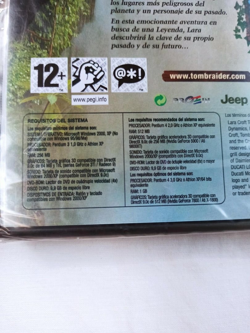 TOMB RAIDER LEGEND PC SOLO WIN 2000/XP Nuevo (140) - Imagen 5