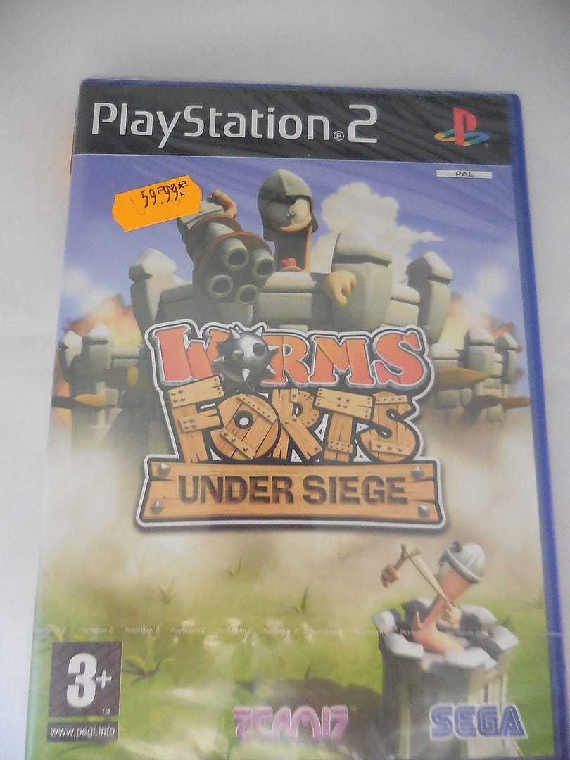 WORMS FORTS:UNDER SIEGE playstation 2 Nuevo y precintado