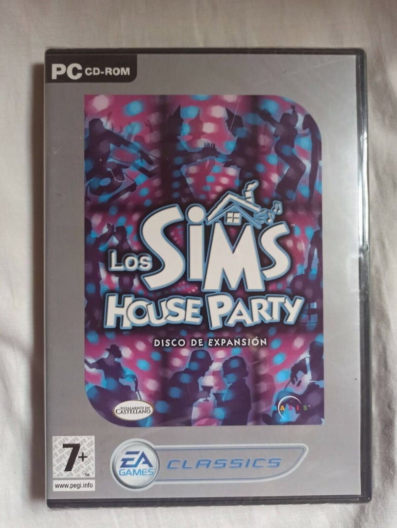 LOS SIMS HOUSE PARTY DISCO EXPAN PC WIN 95 / 98 Y XP  Nuevo  precintado  (142)