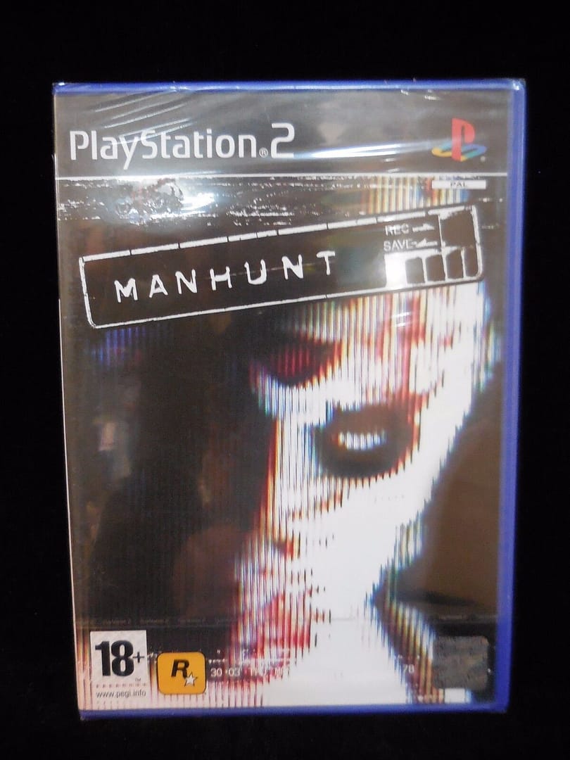 Manhunt para playstation 2 precinto un poco roto.manual y textos en castellano67
