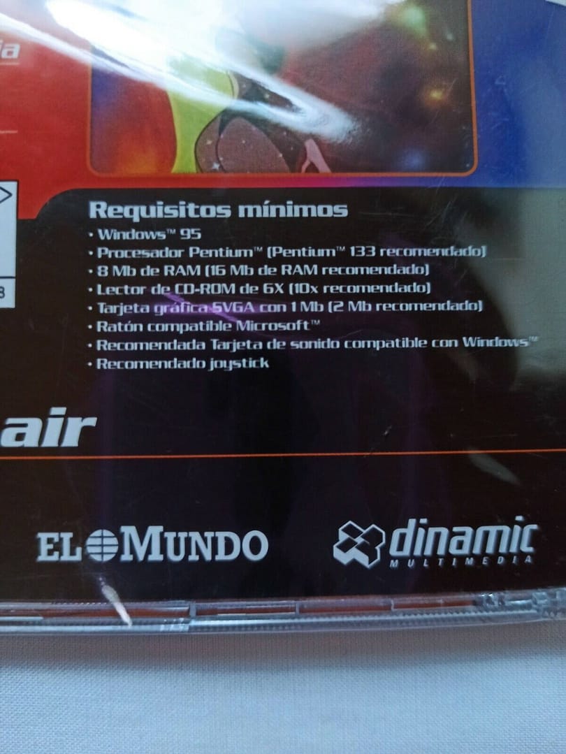 PC DRAGON'S LAIR  SOLO WIN 95 Nuevo precintado (147) - Imagen 4