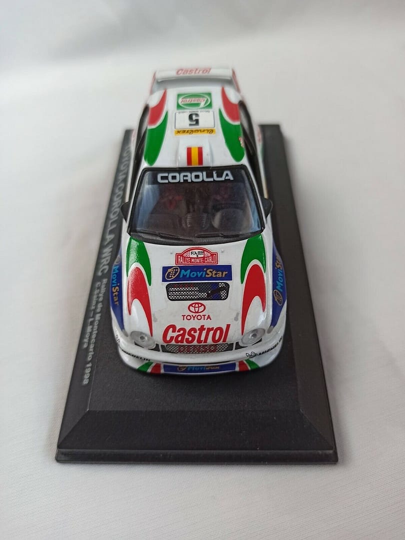 TOYOTA COROLLA WRC RALLY DE MONTECARLO 98 1/43 SIN CAJA SOLO BASE (146) - Imagen 6