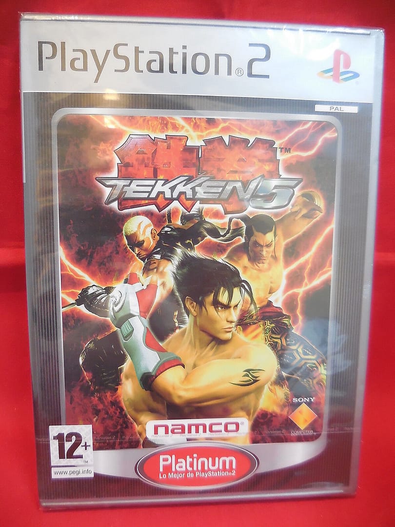 Tekken 5 para playstation 2 platinum Pal Nuevo y precintado
