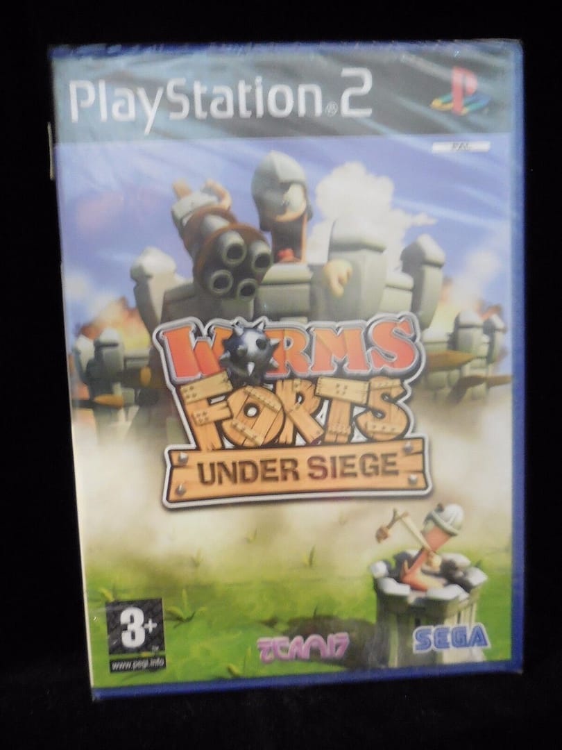 Worms Forts:Under Siege para playstation 2 Nuevo y Precintado