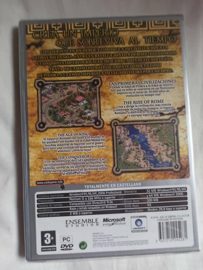 AGE OF EMPIRES COLLECTORS EDITION PC WIN 95 / 98 Y 2000 Nuevo  precintado  (142) - Imagen 4
