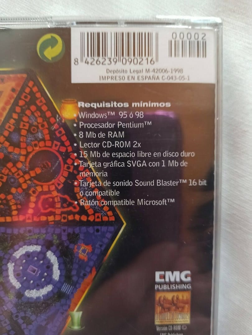 ATMOSFEARJUEGO PARA  PC SOLO WIN 95 / 98  Nuevo  precintado  (151) - Imagen 4