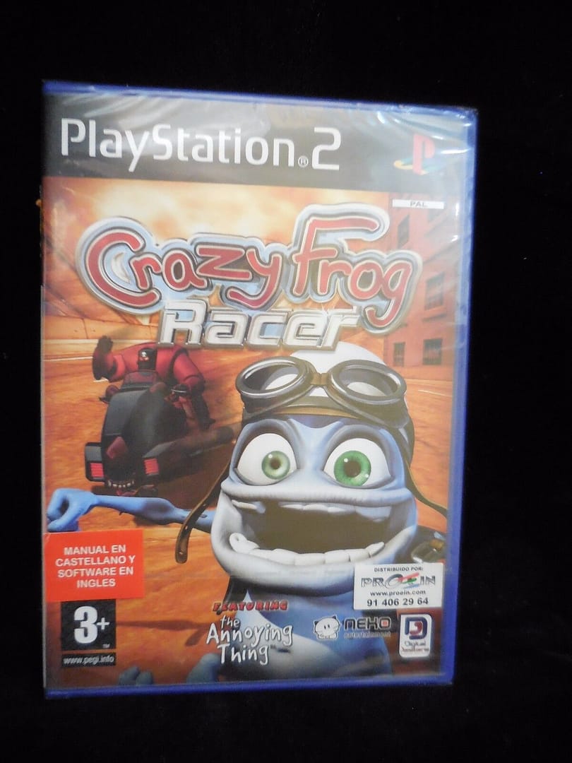 Crazy Frog Racer para playstation 2 nuevo y precintado