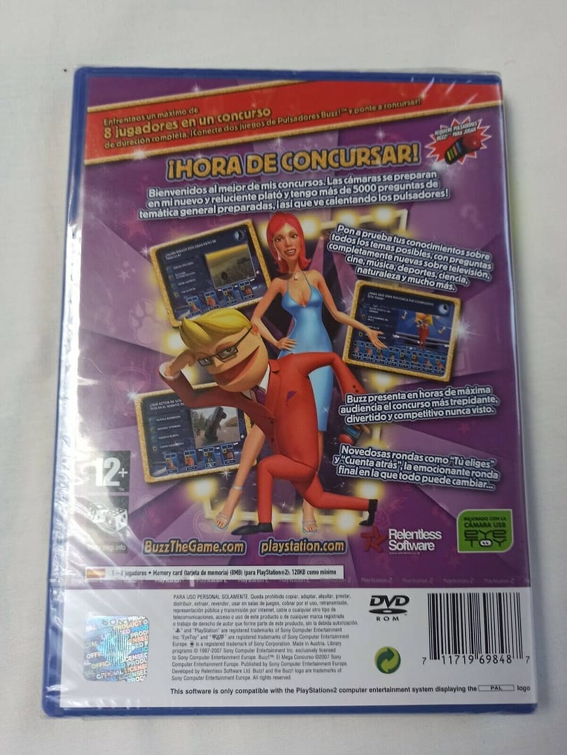 Buzz El Mega Concurso nuevo y precintado para playstation 2 (147) - Imagen 3